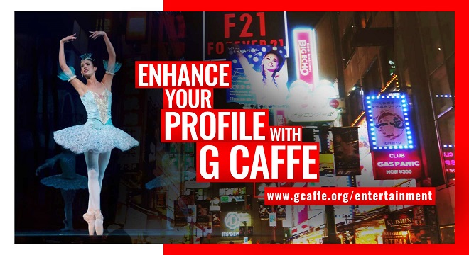 G Caffe Entertainment for stunning websites and online profile portfolio