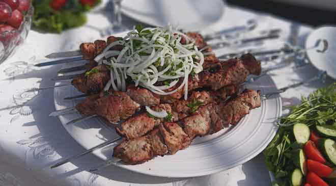 Kebab Tikka Food Menu Marriage