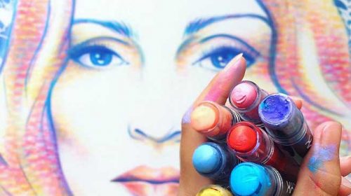 Lipstick Lex Art kiss print