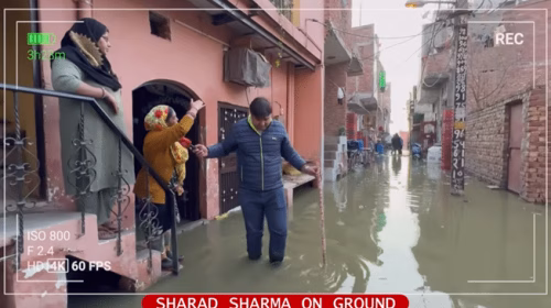 Delhi Sharma Enclave sewage